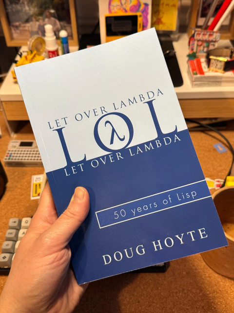 The cover of Let Over Lambda: 50 years of Lisp by Doug Hoyte