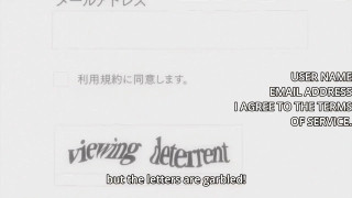 a Kaguya's computer screen view, it shows a CAPTCHA. Kaguya says "but the letters are garbled!"