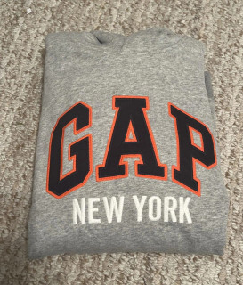 an identical sweatshirt, but with “New York”