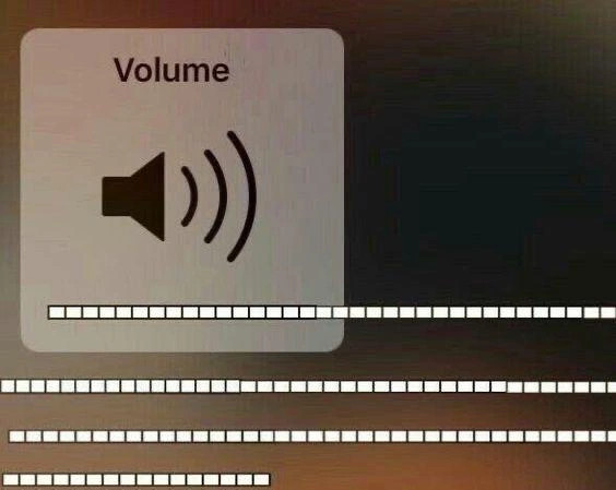 Volume all the way up and then some 